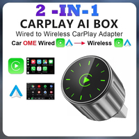 2 in1 Wired to Wireless CarPlay Android Auto Adapter for OEM Car Stereo With USB Dongle Smart Mini Box Plug and Play Bluetooth