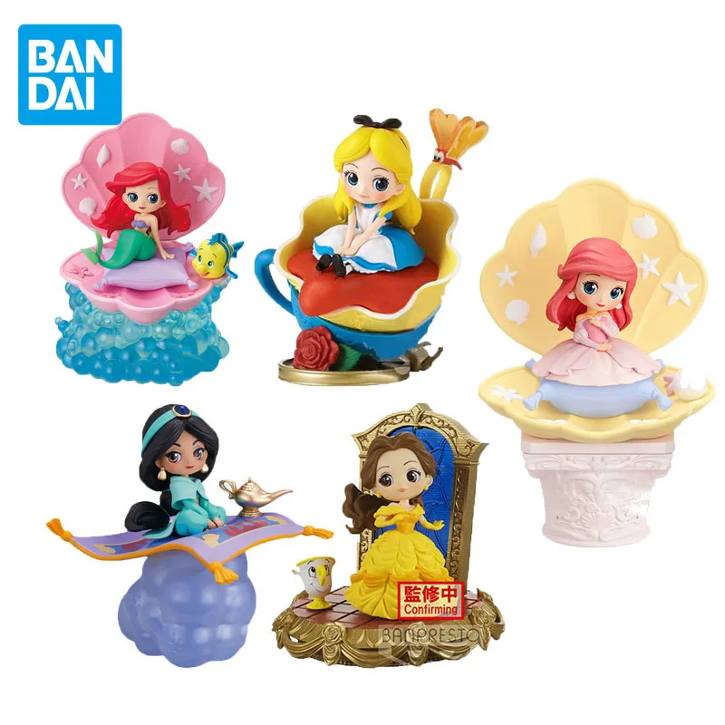 

BANDAI Qposket Disney Original Anime Figure Alice Jasmine Action Figure Toys for Boys Girls Kids Children Birthday Gifts