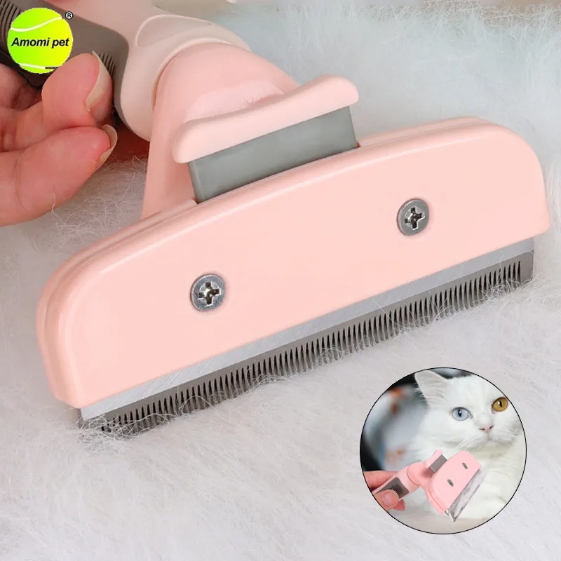 Pet Hair Remover Dog Fur Shedding Cleaning Brush Comb Cat Hair Grooming Tool Hair Clipper Brush Combs for Dog Supplies