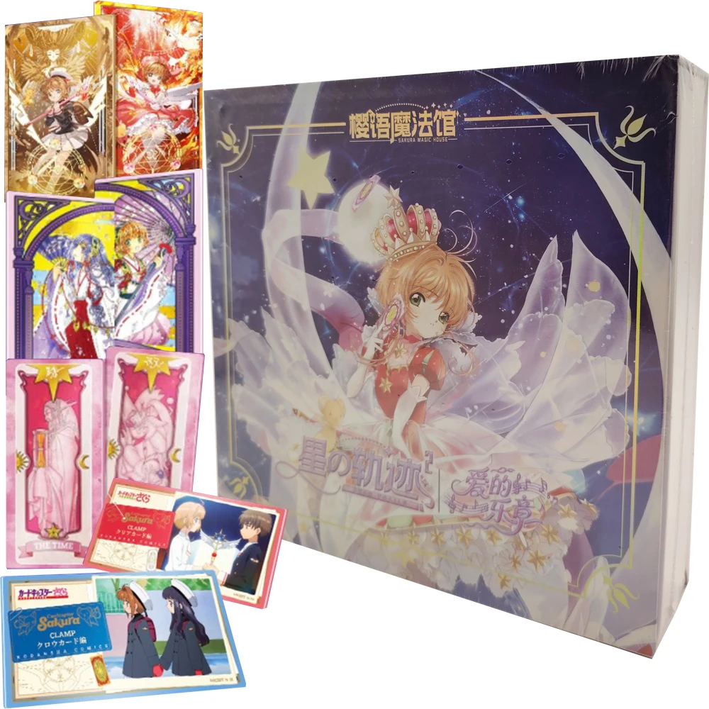 Cardcaptor Sakura Youth Adventure Magic Anime Collection Cards Popular IP Characters Fashion Trend Peripheral Cards Teen‌ Gifts