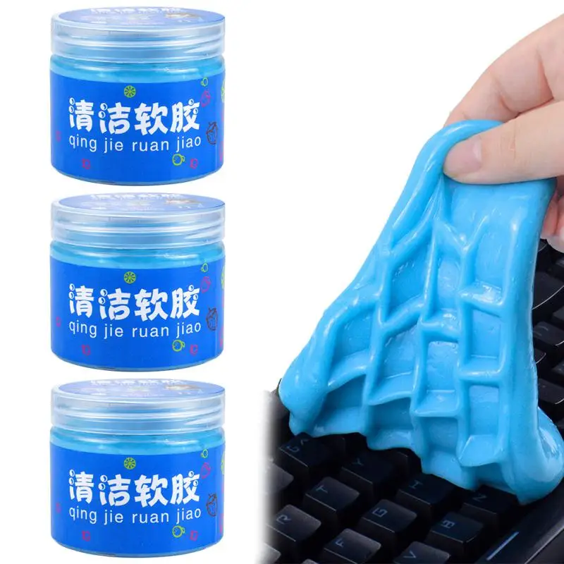 

Exhaust Dashboard Car Cleaning Gel Laptop Keyboard Car Wash Interior Dust Dirt Mud Seam Reusable Cleaning Wash Tool