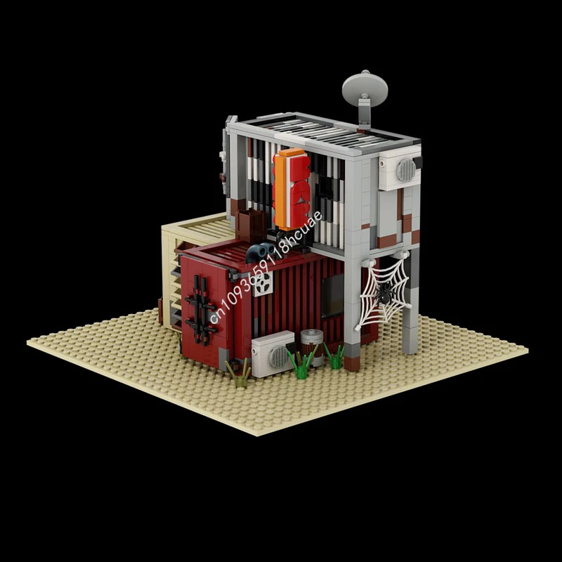 1359pcs MOC Container bar Modular Buildings Premium Collector Edition Building Kit Perfect for Adult Fans