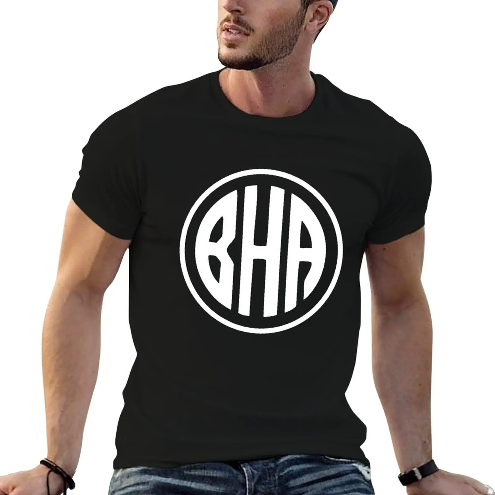 

Brighton BHA Retro Monogram T-Shirt man t shirts graphic man t shirt luxury man t shirt heavy cotton T-shirt
