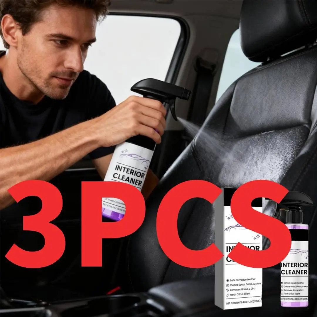 

3 шт./лот, средство для чистки салона автомобиля, очиститель потолка, кожа, фланелевая ткань, без воды, универсальный инструмент для чистки приборной панели автомобиля