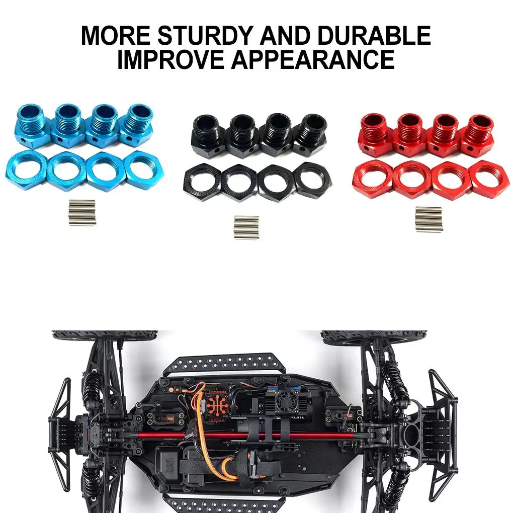 Aluminum Alloy 1/7 Wheel Hex Mount RC Upgrade Part 4pcs Strong Adapter For 6S RC Car Part RC Car Accessories - view 6