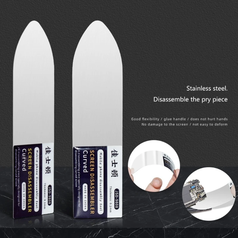 Strumenti di apertura Lama in acciaio inossidabile Soft Thin Pry Spudger Cellulare Tablet Drosphip