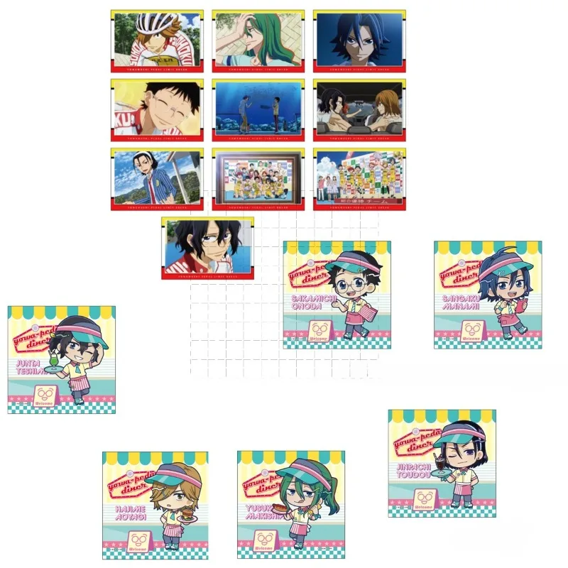 Акриловый брелок-подставка с персонажами аниме Sakamichi Onoda, Naruko Shoukichi, Manami Sangaku, коллекционные фигурки A