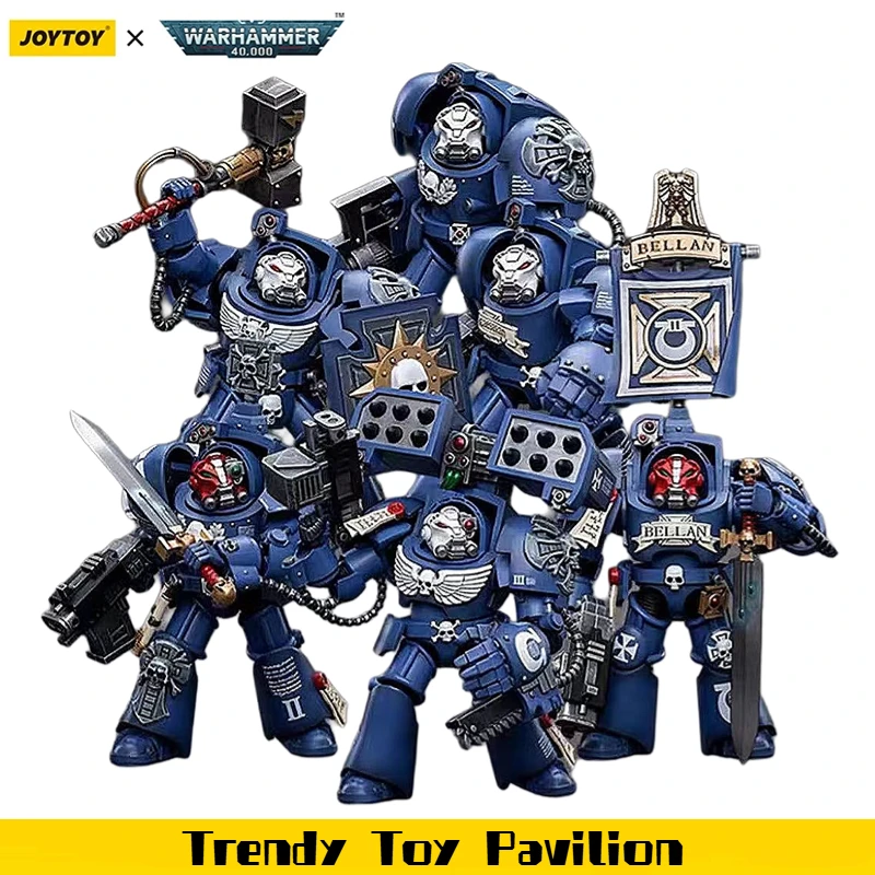 

【JOYTOY】Warhammer 40K Ultramarines Terminators 6pcs 1/18 Action Figure Model