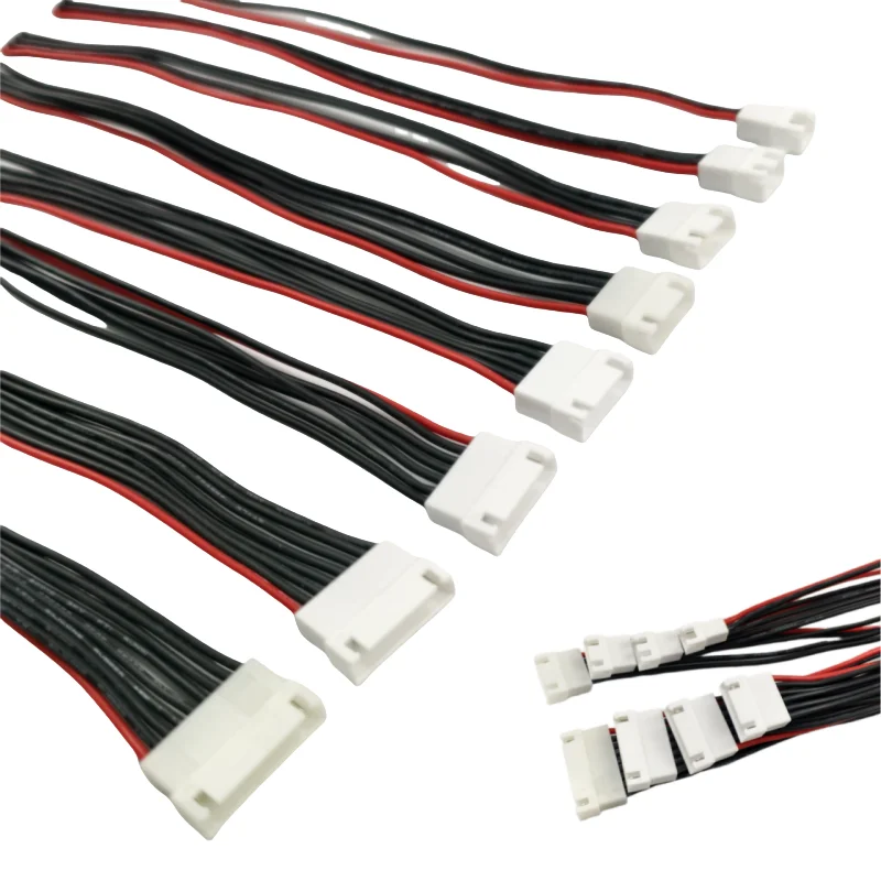 5pcs/lot  1S 2S 3S 4S 5S 6S 7S 8S 20cm 22AWG Lipo Balance Wire Extension Charged Cable Lead Cord for RC Lipo Battery charger