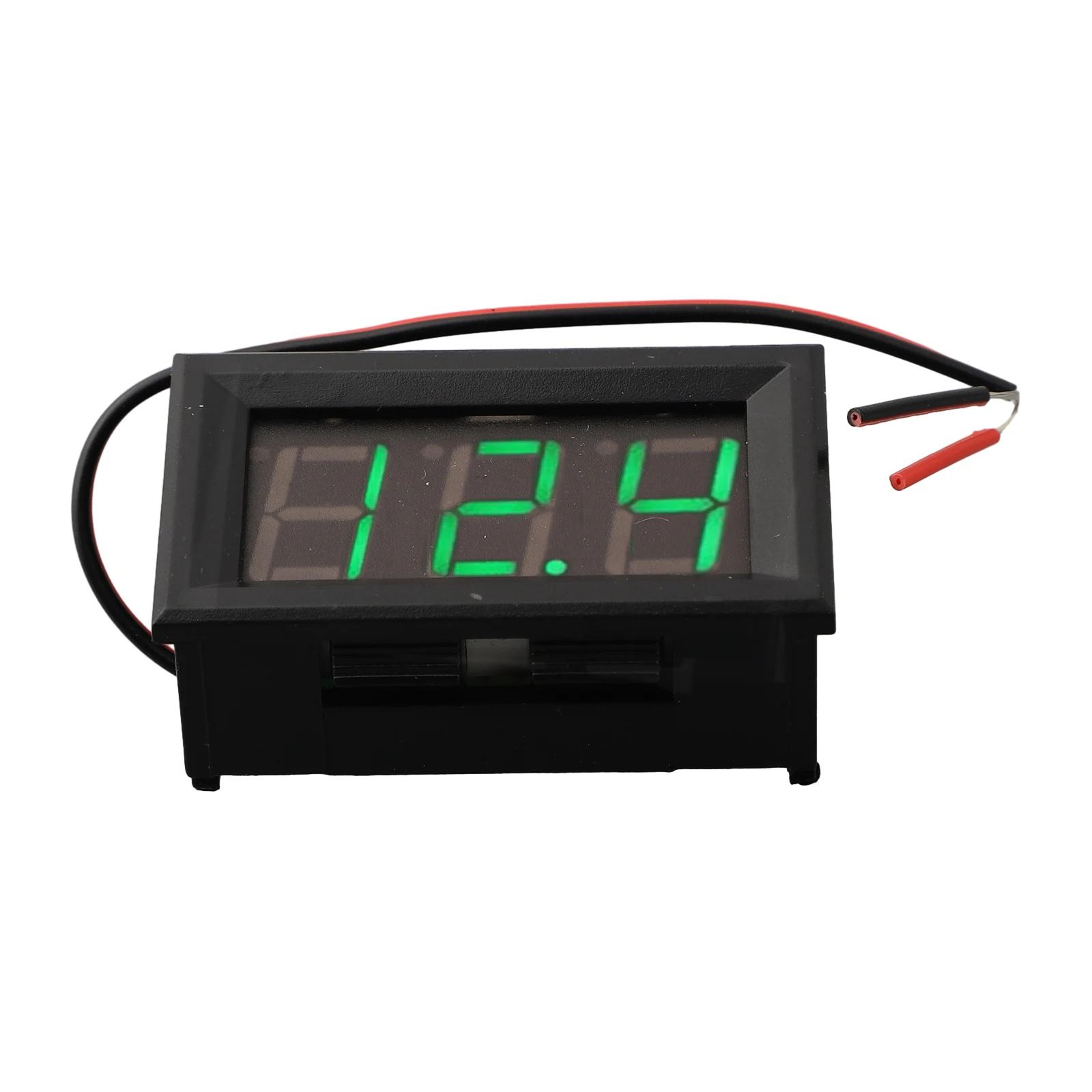 1pc DC Voltage Two -line 0.56 Inch DC4.50V-30.0V Digital LED Voltmeter Blue Head Reverse Accessories Connection For Application