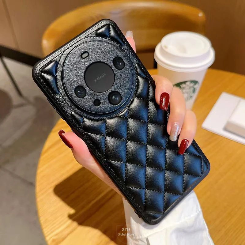 

For Huawei Mate 60 Pro Case Soft Skin Fashion Leather Cover For Huawei Mate 60 Pro Mate60 Phone Case Shell Luxury Bag Back Cover