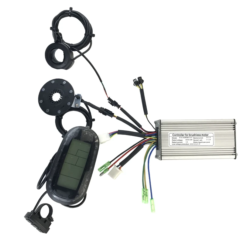 

36V/48V 500W 22A Electric Bicycle Sine Wave Controller with KT LCD6 Display&Thumb Throttle and Sensor E-Bike Accessories