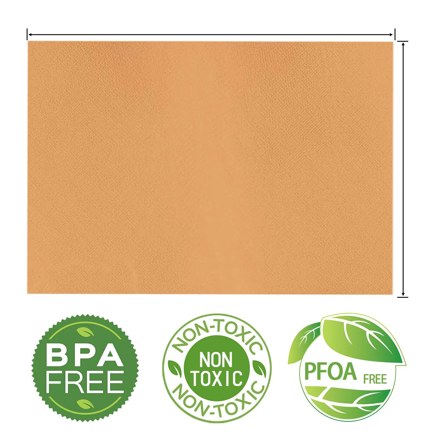 Zestaw mat do grillowania 1/10-100% nieprzywierająca mata wielokrotnego użytku, gruba, odporna na ciepło do grillów gazowych, węglowych lub elektrycznych - łatwa do czyszczenia, brązowa