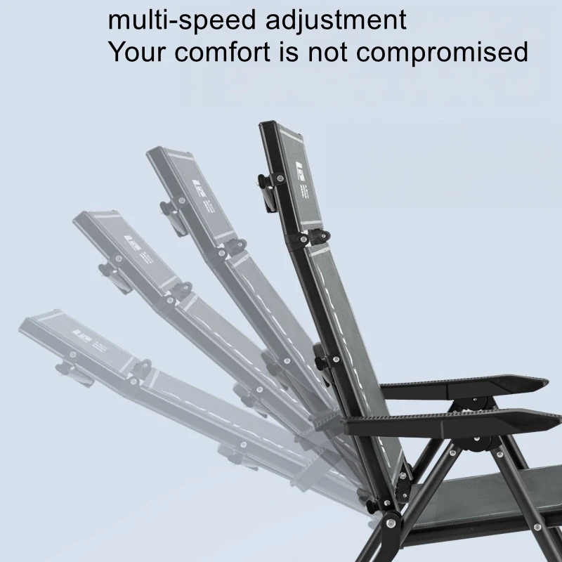 All terrain lightweight fishing chair, portable fully folding wild fishing bench, dual-use for sitting and lying fishing chair