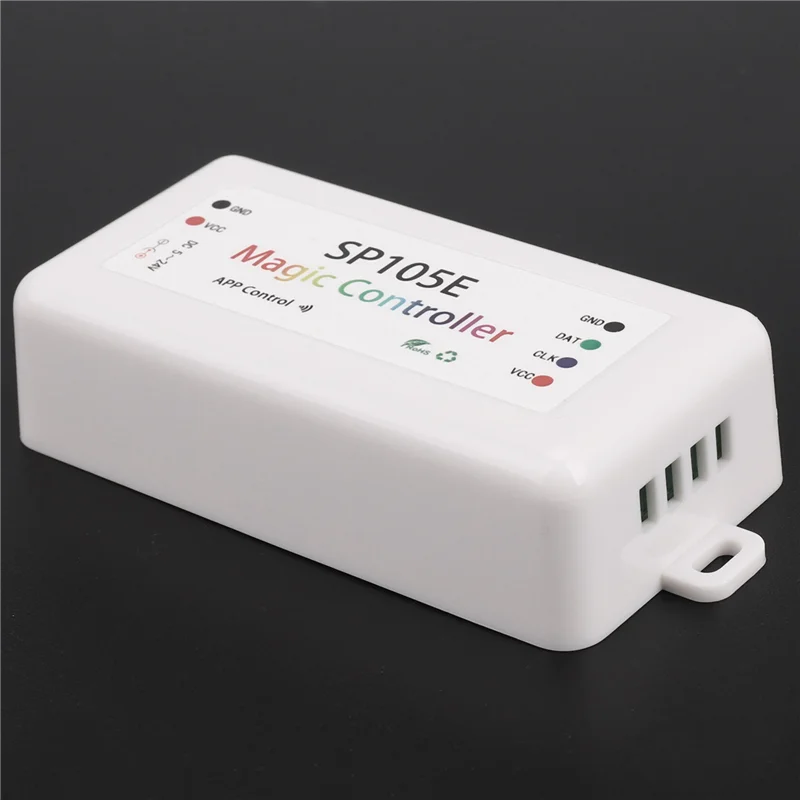 

2025 Hot Style 2X SP105E Wireless Bluetooth Controller APP WS2811 WS2812B WS2801 SK6812 APA102 Individually Addressable Programm