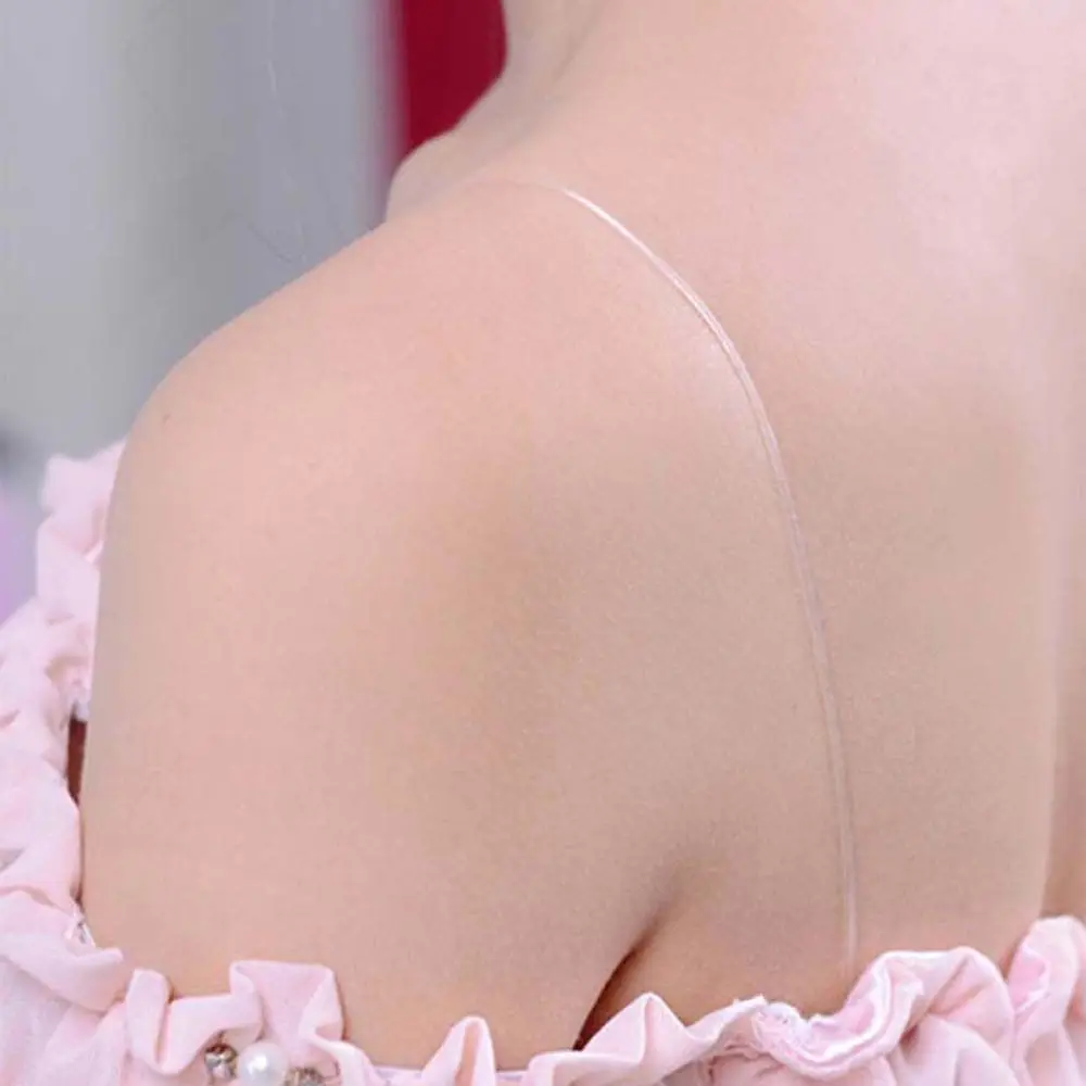 Accessories Intimates Accessories Elastic Transparent Bra Straps Invisible Bra Strap Thin Shoulder Straps Adjustable Bra Belt