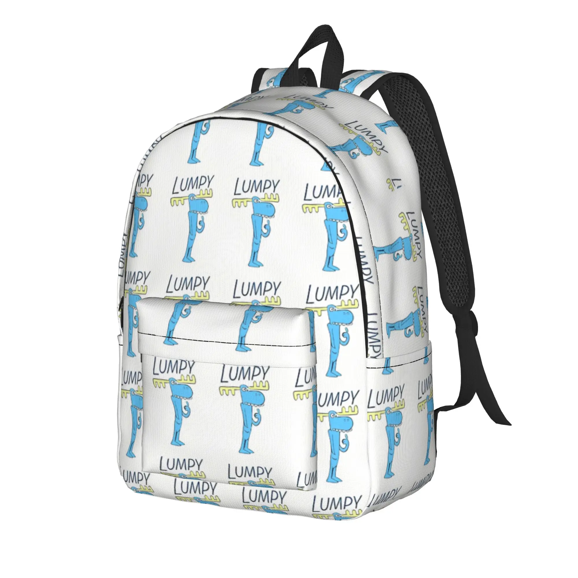 Back to School Season Sturdy Shoulder Lumpy Daypack Happy Tree Friends Couple Laptop Bag Backpack