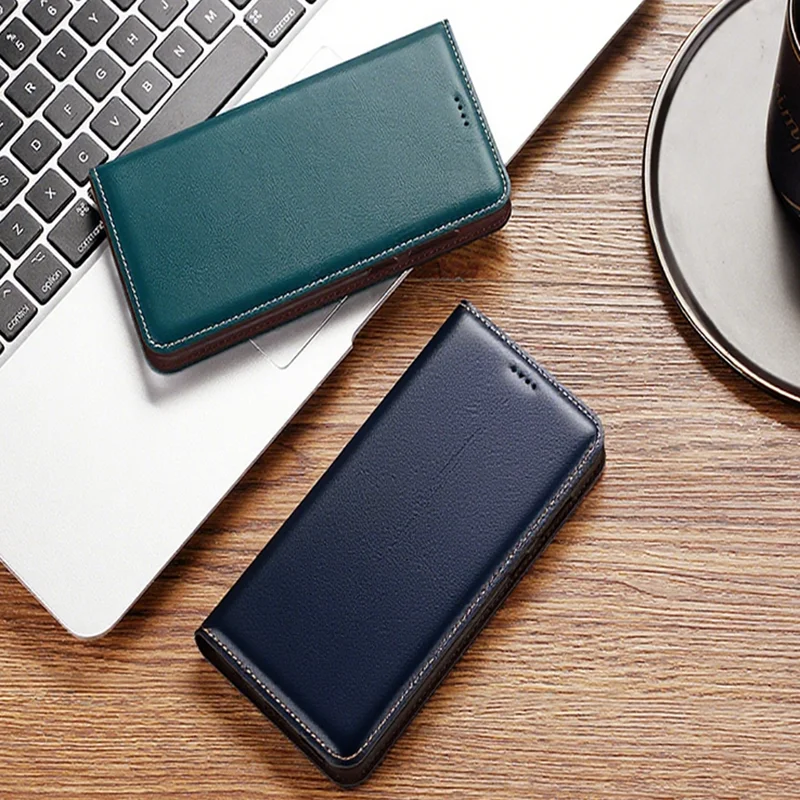 

Деловые чехлы из натуральной кожи для Honor X70 X70i X60 X60i GT Pro Power с магнитным откидным чехлом для телефонов