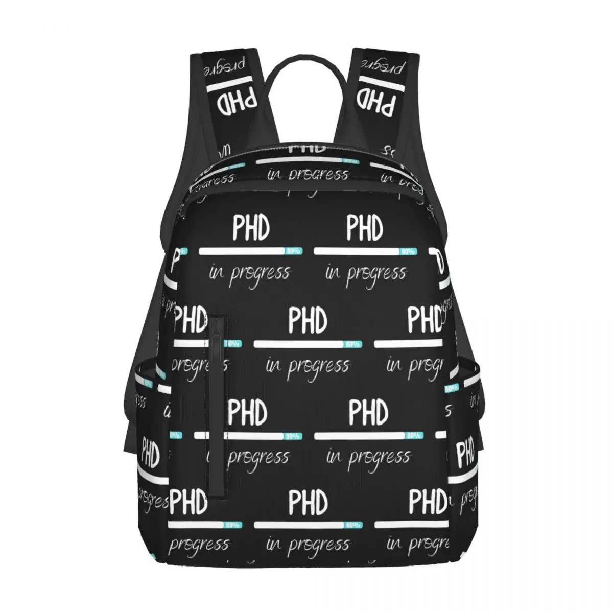 

Phd In Progress Backpack Daypack Large Capacity Kids BookBag School Bag Shoulder Bags for Men Women