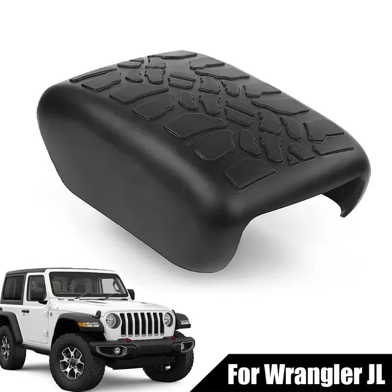 

Накладка на подлокотник центральной консоли из мягкой резины TPE для Jeep Wrangler JL 2018-2022, аксессуары для интерьера, защита центральной консоли, инструменты для защиты.