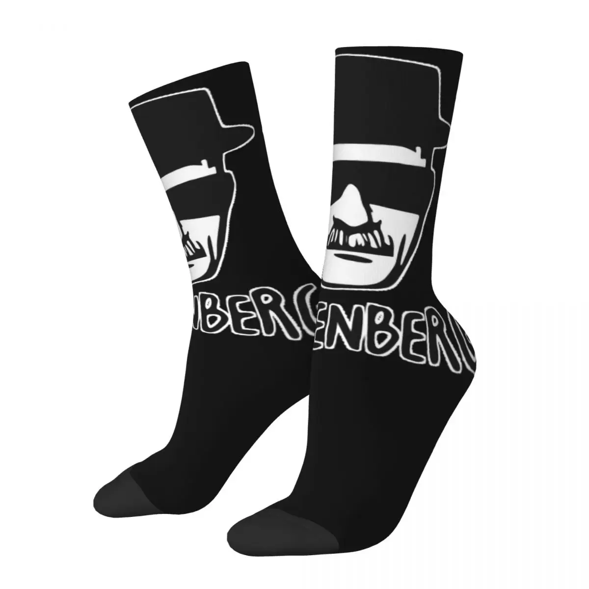 Heisenberg Head Breaking Bad Unisex Socks Outdoor 3D Print Happy Socks Street Style Crazy Sock