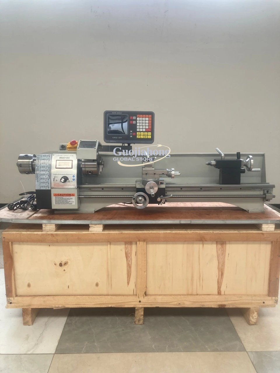 เครื่องกลึงแบบสองหัวจับ รุ่น 800 ปรับความเร็วได้แบบไร้ขั้นบันได 210 สำหรับใช้งานบนโต๊ะในครัวเรือน  พร้อมฟังก์ชั่นหลากหลายสำหรับซ่อมแซมไม้บิลเลียด