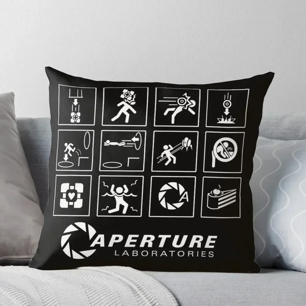 

Portal Video Game Throw Pillow Bed pillowcases sleeping pillows Covers For Sofas covers for pillows pillow