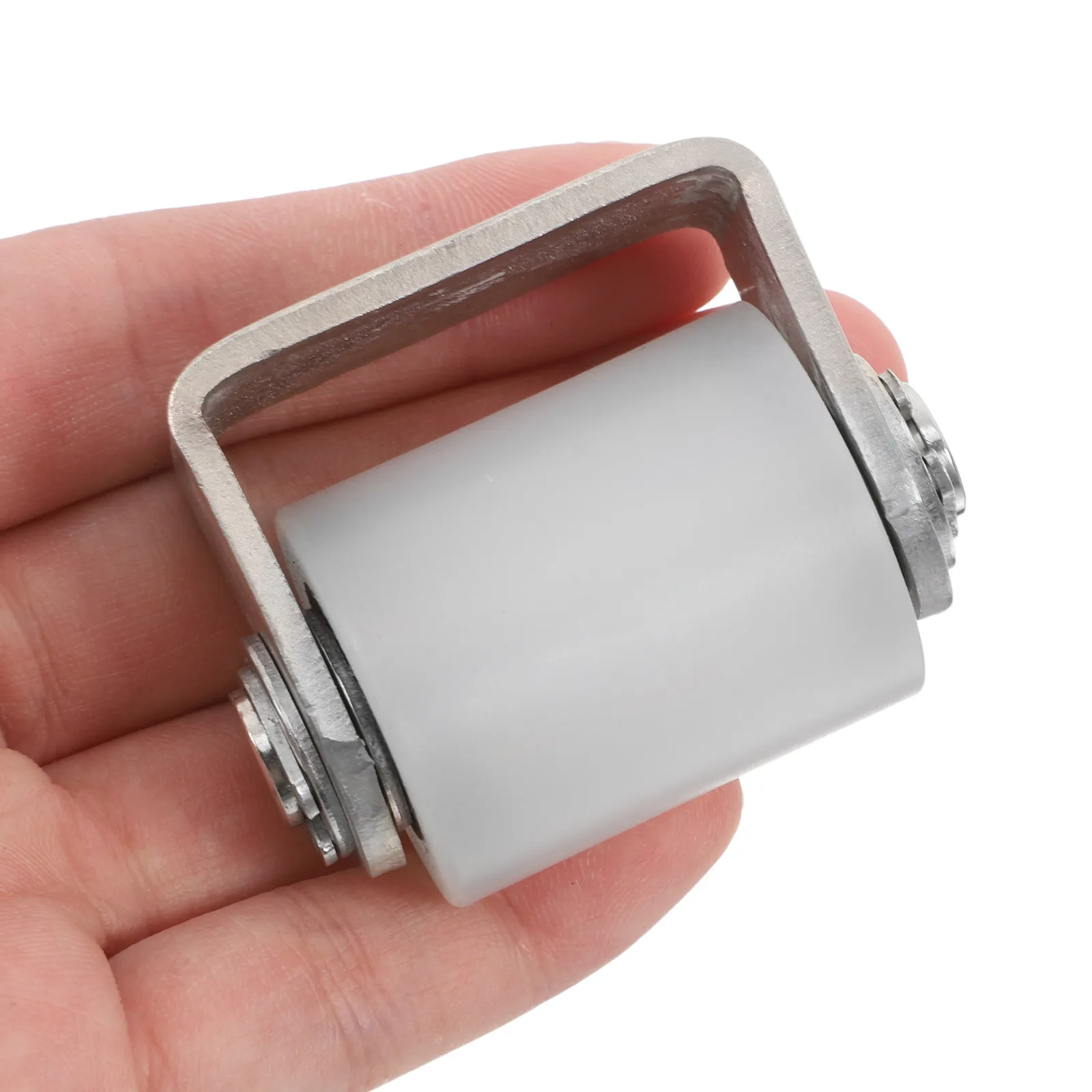 Nylon Pulley Stainless Steel Bracket Heavy Load Sliding Door Center Mount Outdoor Sliding Door Rollers Smooth Quiet Operation view 5