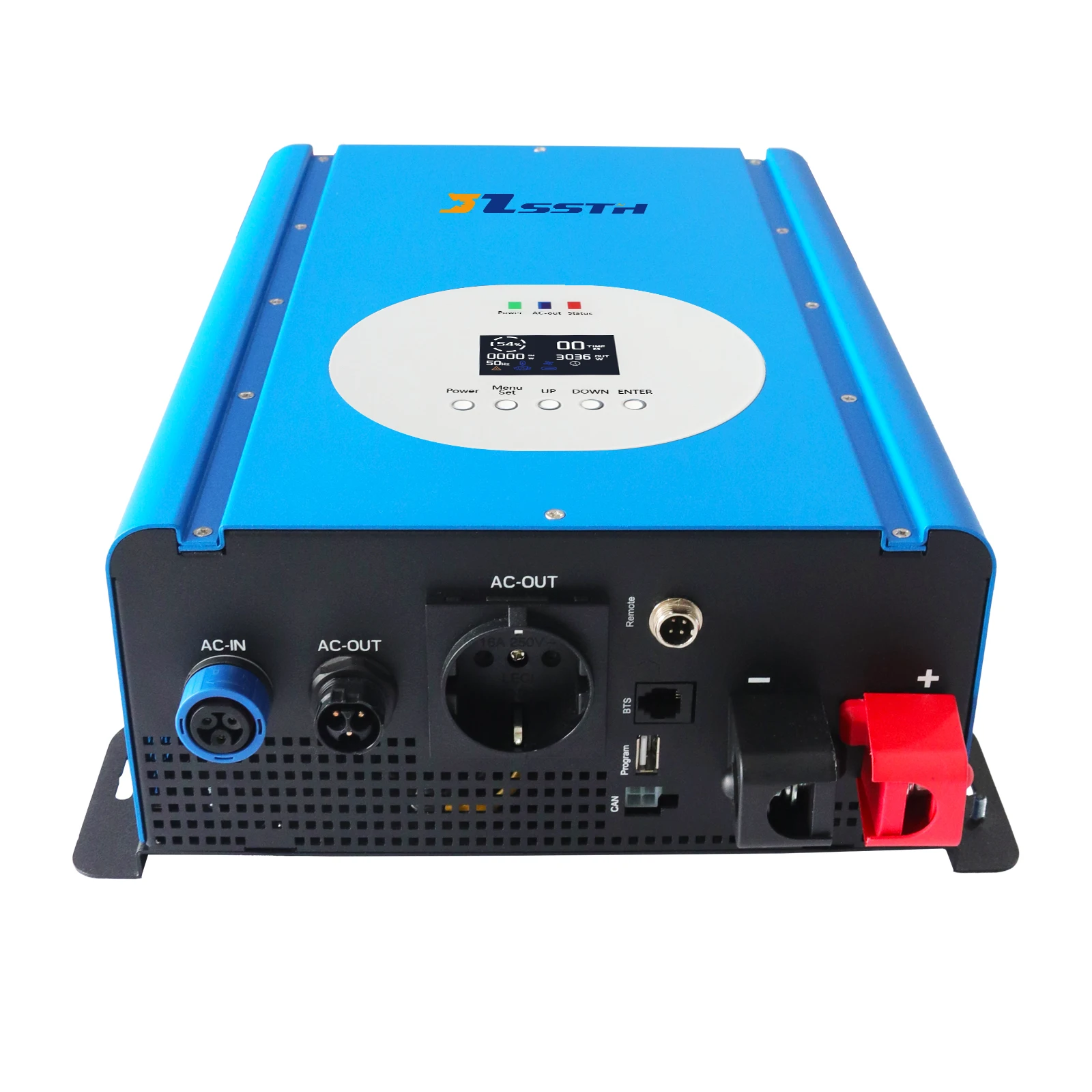 

Инвертор с чистым синусоидальным сигналом 2 кВт/3 кВт с ЖК-дисплеем и зарядным устройством 100 А для автодомов, инверторы-преобразователи для домашнего использования, путешествий и кемпинга