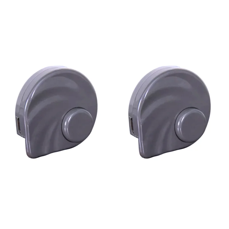 【Vendita calda!】2X USB Aspirapolvere Luci laser Peli di animali domestici Gatti Pelliccia di cane Display polvere Lampada LED Universale Grigio