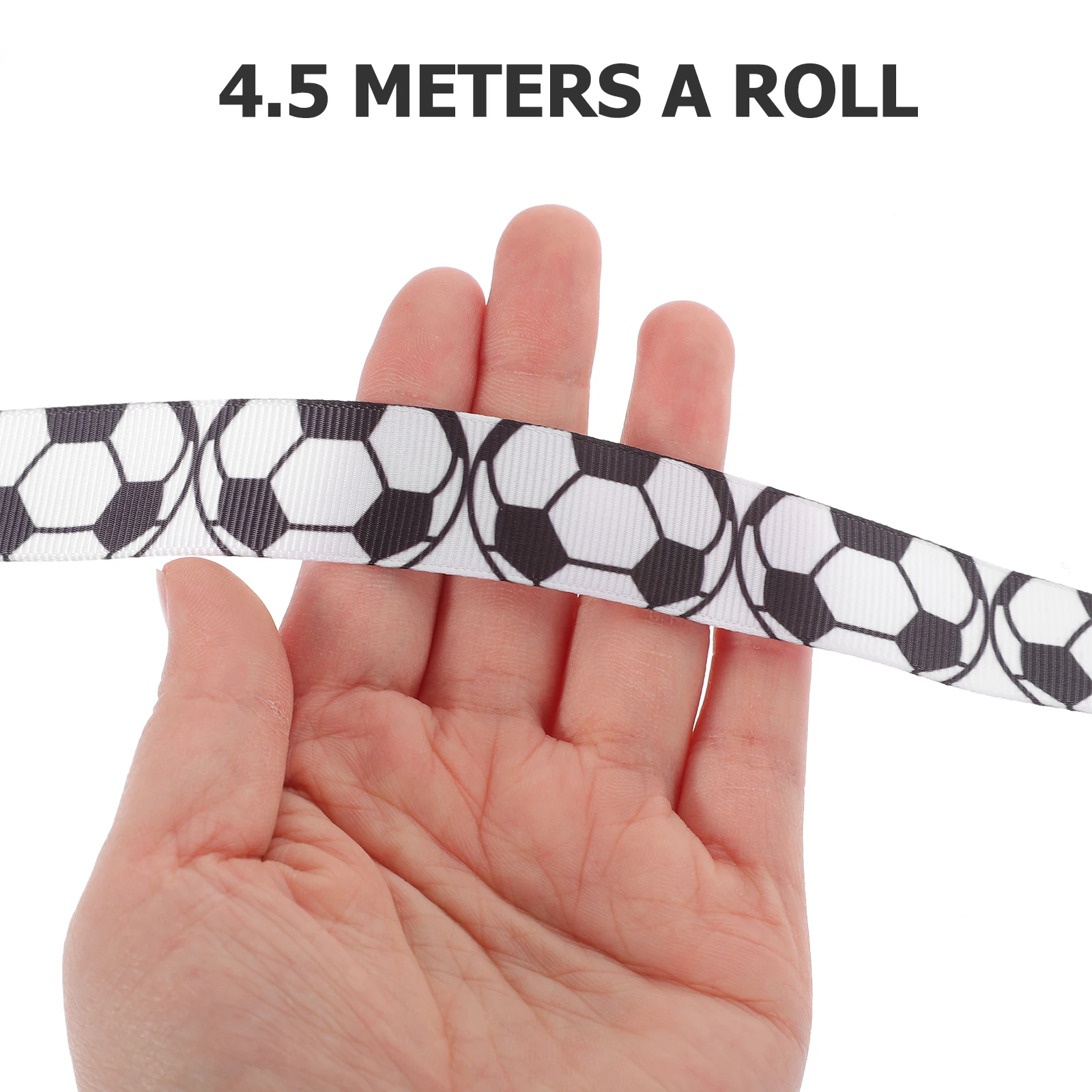 

1 Roll Football Cloth Gift Wrapping For Cake Box Decorative Packaging Creative Diy Elegant Design Soccer Ribbon Party Gift Craft
