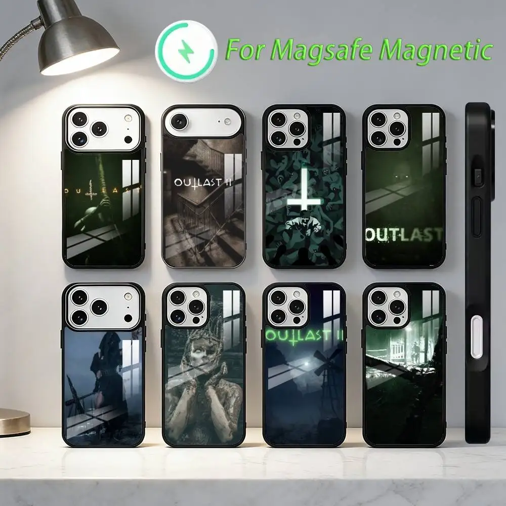 

Outlast G-Game Phone Case For iPhone17,16,15,14,13,12,11,Plus,Pro,Max For Magsafe Wireless Charging case