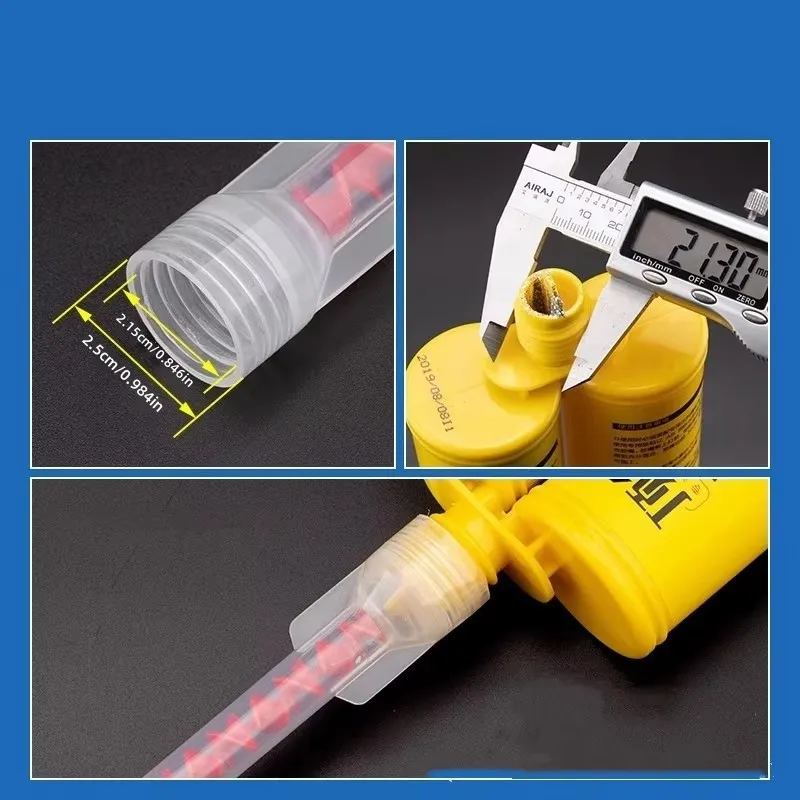 10 Pieces Plastic Static Mixing Nozzle, Two-Component Glue Mixing Dispenser, Special Glue Nozzle for Caulking Agent Tools