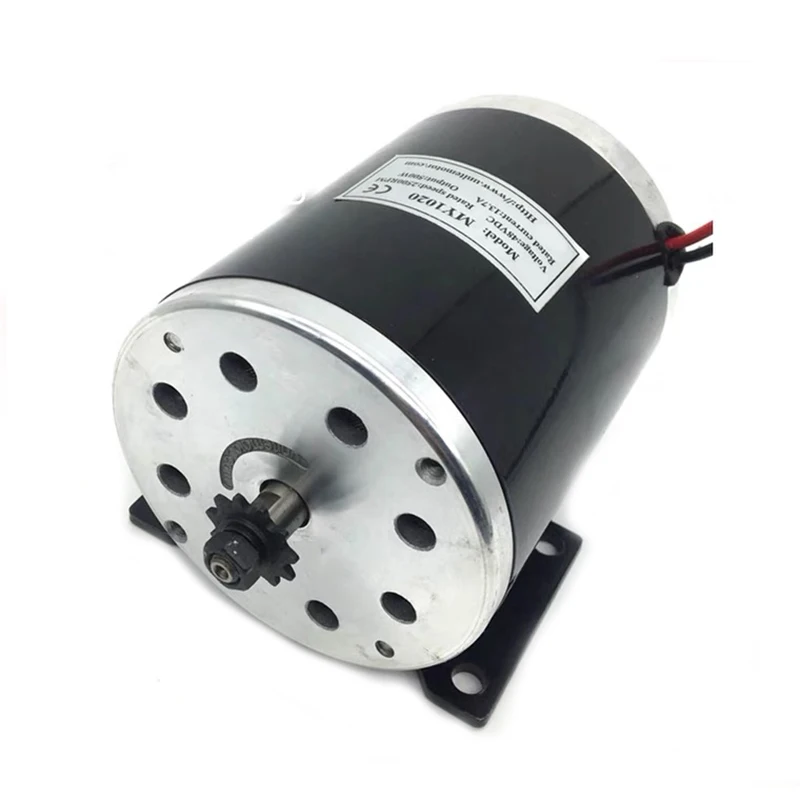 500W24V36V48V permanent magnet DC high speed brushed MY1020 scooter electric motorcycle motor