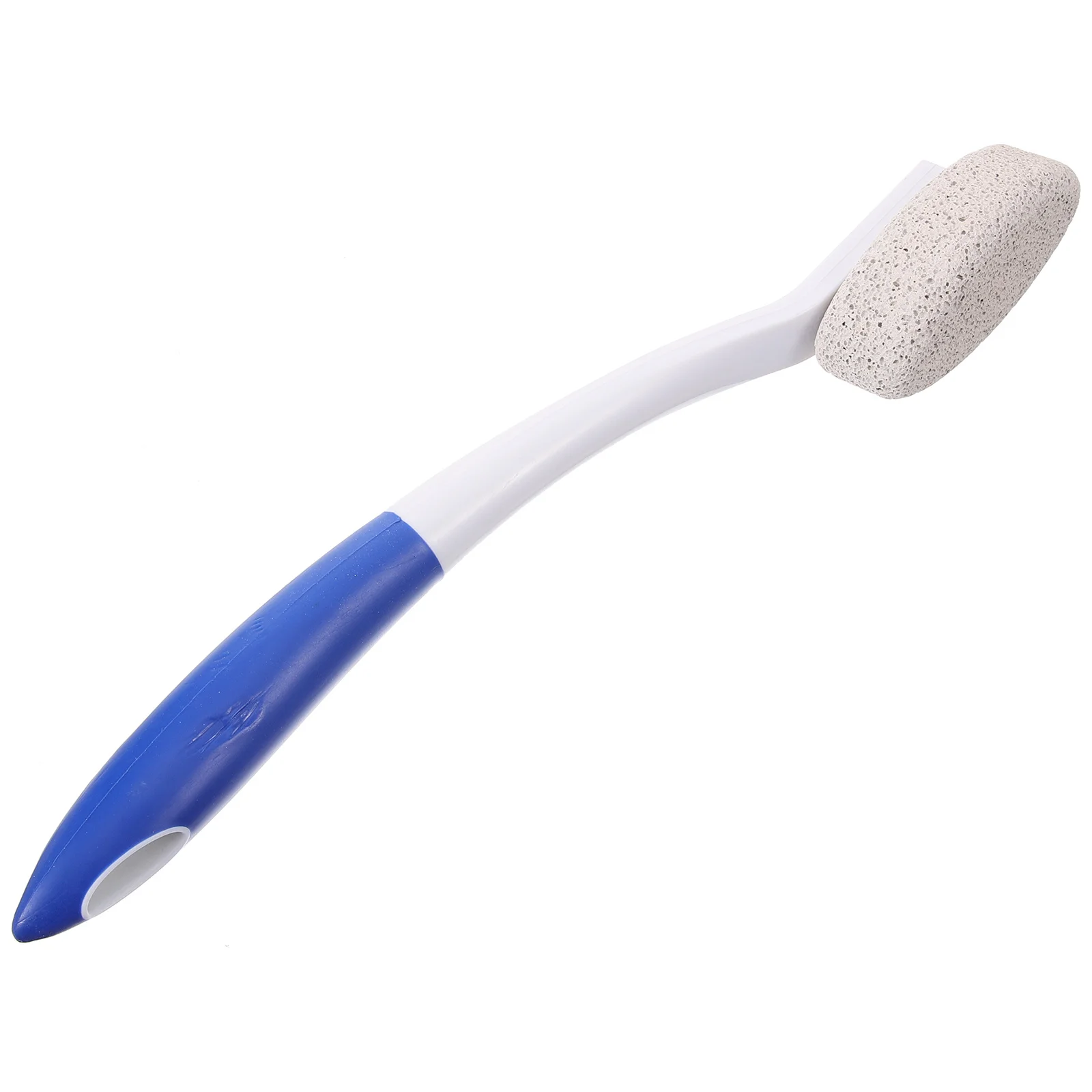 軽石フットファイル角質除去ロングハンドル人間工学に基づいたフットスクラバーペディキュア角質除去軽石足用