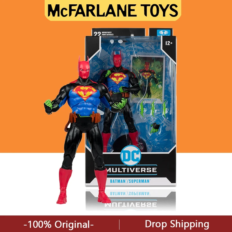 

McFarlane Toys Batman/Superman Fusion (Batman/Superman: World's Finest) 7in Action Figure DC Multiverse Toys Collection Kit