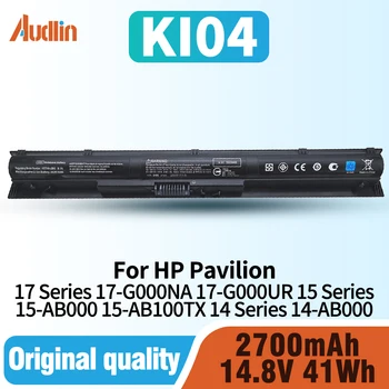 800049-001 KI04 סוללה למחשב נייד עבור HP Pavilion 15-ab 15-an 17-g 15t-ab100 17t-g100 17t-s100 Series 15-ab143cl 15-ab223cl 15-ab153n 15-ab153n 14-6 0nr 17-g133cl 800009 -421 TPN-Q158