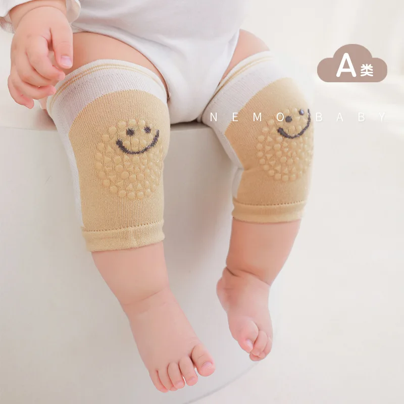 Cartoon Baby Knee Pads Breathable Mesh Anti-Fall Walk Resistant Pad for Children Crawling Knee Protector Safety Leg Warmers