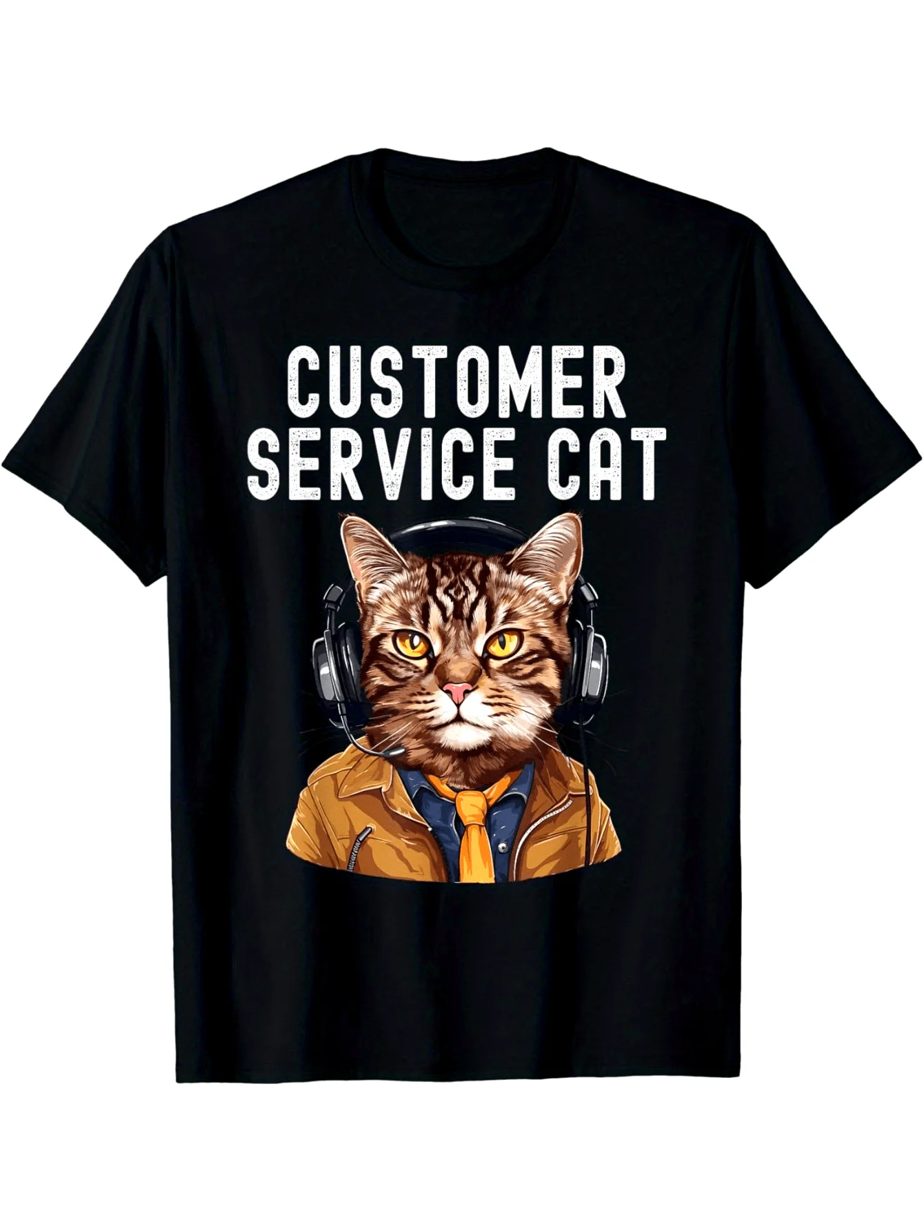 Cat Customer Service Funny Cat Meme For Men Women T-Shirt