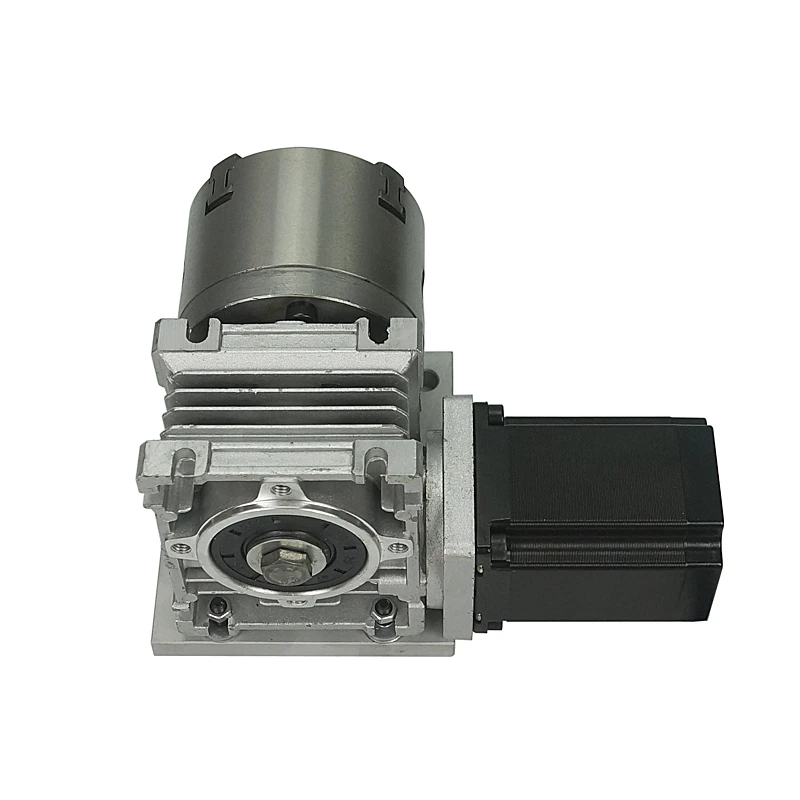 LY 4 Axis Cnc 4 Jaw Chuck 80mm 100mm 130mm Rotary A Axis 4th Axis for Cnc Router Engraver Engraving Milling Machine 4 Axis Kit