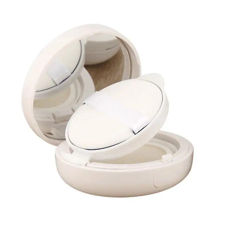 15g/0.5oz Empty Puff Box Portable Cosmetic Makeup Case Container with Powder Sponge Mirror for BB Cream