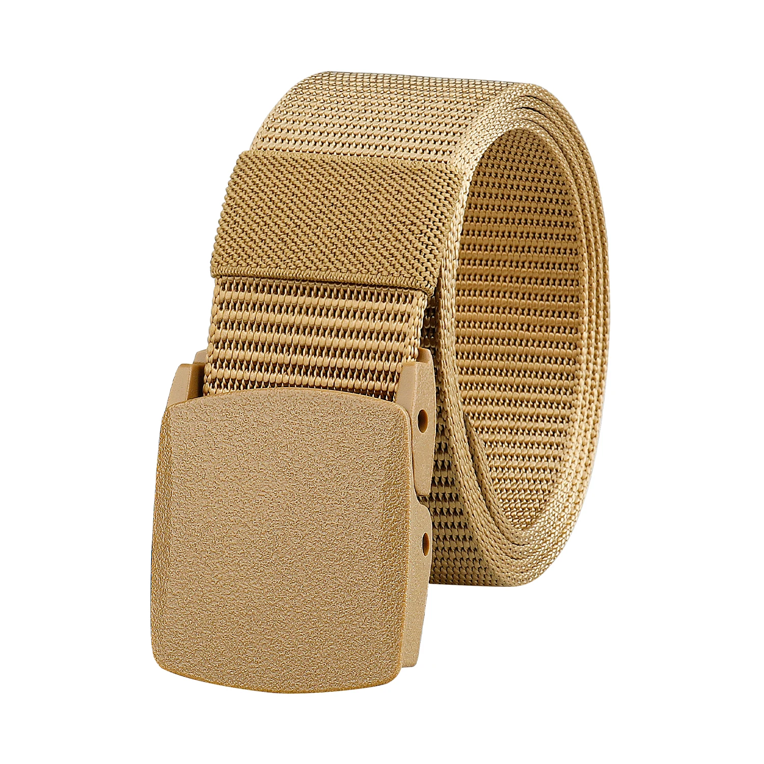 Nylon Belt Automatic Buckle Outdoor Multifunctional Tactical Canvas Belts Light Comfortable Non-metal Belt image 4
