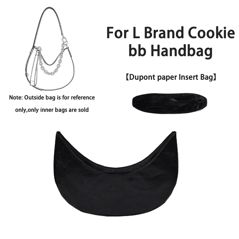 EverToner Dupont paper Insert Inner Bag Organizer Fits For L Brand Cookie bb Handbag Purse Organizer Handbag Storage Bag