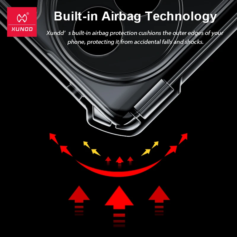 Xundd Fall Für Ehre 70 Ehre 70 Pro Airbag Anti-tropfen Shell Transparent Muster Zurück PC + TPU Abdeckung für Ehre 70 Schutzhülle