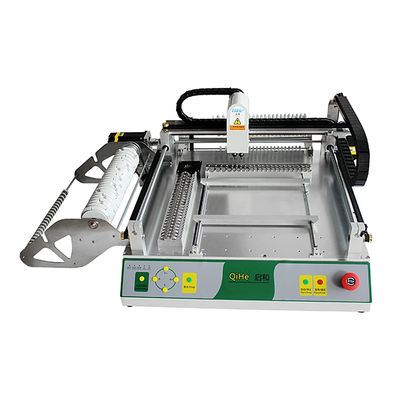 Full Automatic double-headed Pick Place Machine With 2 Cameras Visual system TVM802 SMT Machine For LED Production Line Small