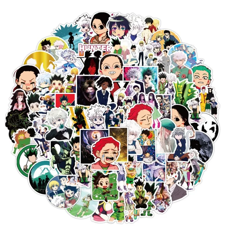 100 Uds dibujos animados Anime HUNTER×HUNTER pegatinas decorativas creativas
