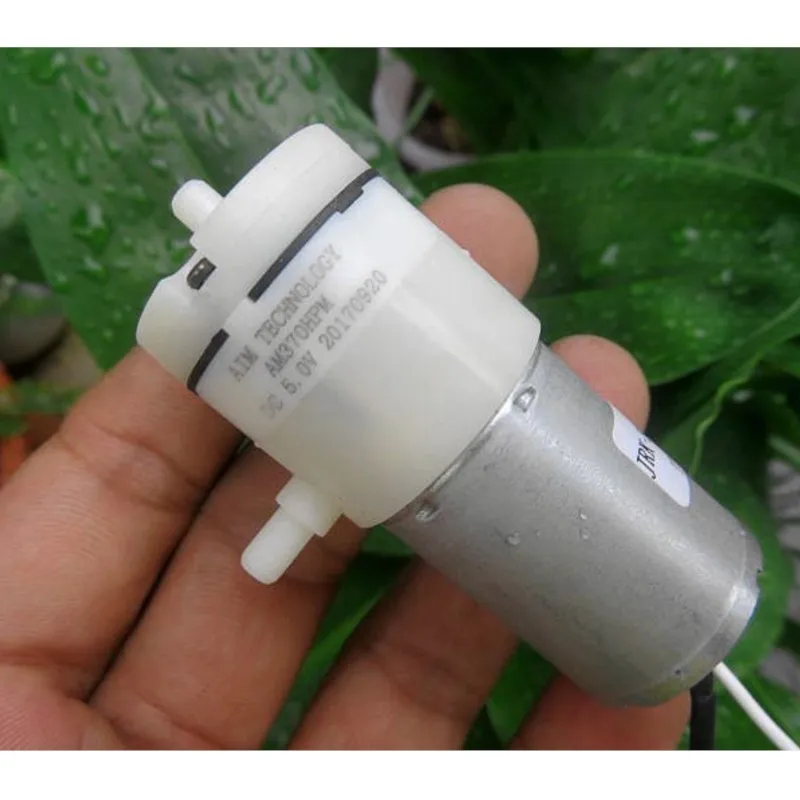 High Quality 370 Vacuum Pump Air Pump Negative Pressure Pump Diaphragm Pump Miniature Small Air Pump DC 5V