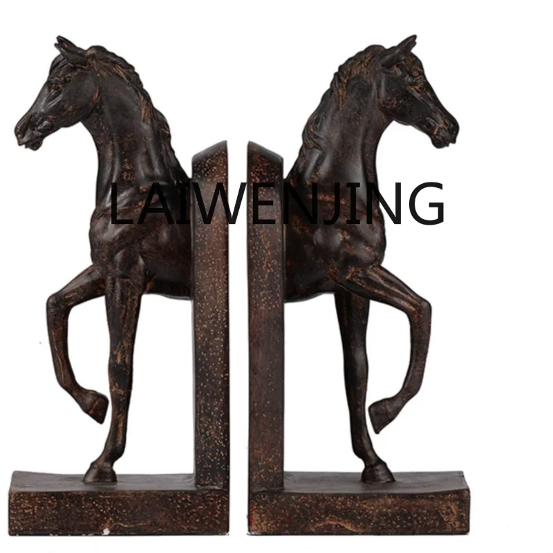 Three-Dimensional Animal Bookend Book End Home Soft Desktop Decoration Horse Road Success