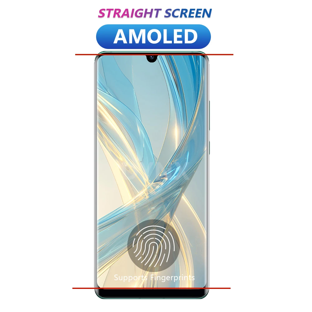 6.47\'\'For P30Pro LCD For HUAWEI P30 Pro VOG-L29 L09 AL00 L04 AL10 HW-02L LCD Display Touch Screen Digitizer Assembly Replacement
