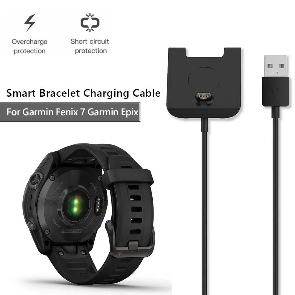 

Зарядная док-станция для умных часов Garmin Fenix 7/7S/7X Epix USB-кабель для зарядного устройства, аксессуары для умных часов